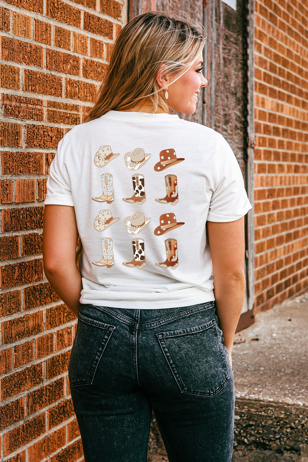 *APP EXCLUSIVE* Let's Go Girls Cowboy Theme T-Shirt