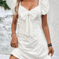 *APP EXCLUSIVE* Bow Detail Eyelet Puff Sleeve Dress