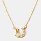 *APP EXCLUSIVE* Horseshoe Opal Copper 14K Gold Plated Pendant Necklace