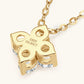 * APP EXCLUSIVE* Moissanite Four Leaf Clover Pendant Necklace