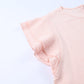 *APP EXCLUSIVE* Textured Flutter Sleeve Keyhole Blouse