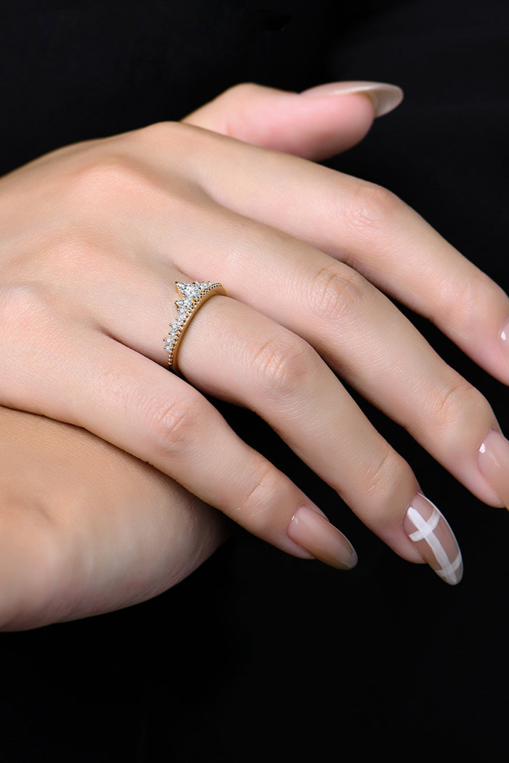 *APP EXCLUSIVE* Crown Shape Moissanite Ring