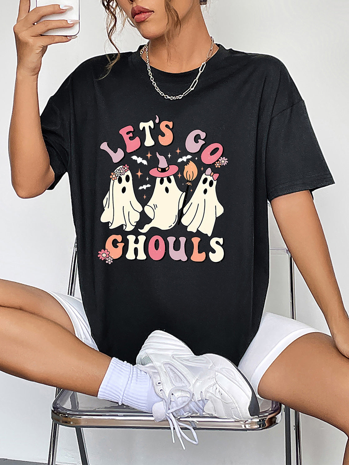 *APP EXCLUSIVE* LET'S GO GHOULS Graphic T-Shirt