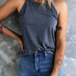 *App Exclusive* Curved Hem Grecian Tank Top