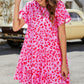 *APP EXCLUSIVE* Leopard Babydoll Tiered Dress