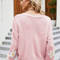 *App Exclusive* Floral Ribbed Cardigan