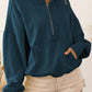 * APP EXCLUSIVE* Zip-Up Dropped Shoulder Hoodie