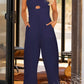 *APP EXCLUSIVE* Smocked Spaghetti Strap Wide Leg Jumpsuit