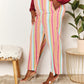 *APP EXCLUSIVE* Striped Smocked Waist Pants with Pockets