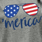 *APP EXCLUSIVE* US Flag Glasses Graphic Tee