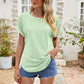 * APP EXCLUSIVE* Eyelet Short Sleeve Top