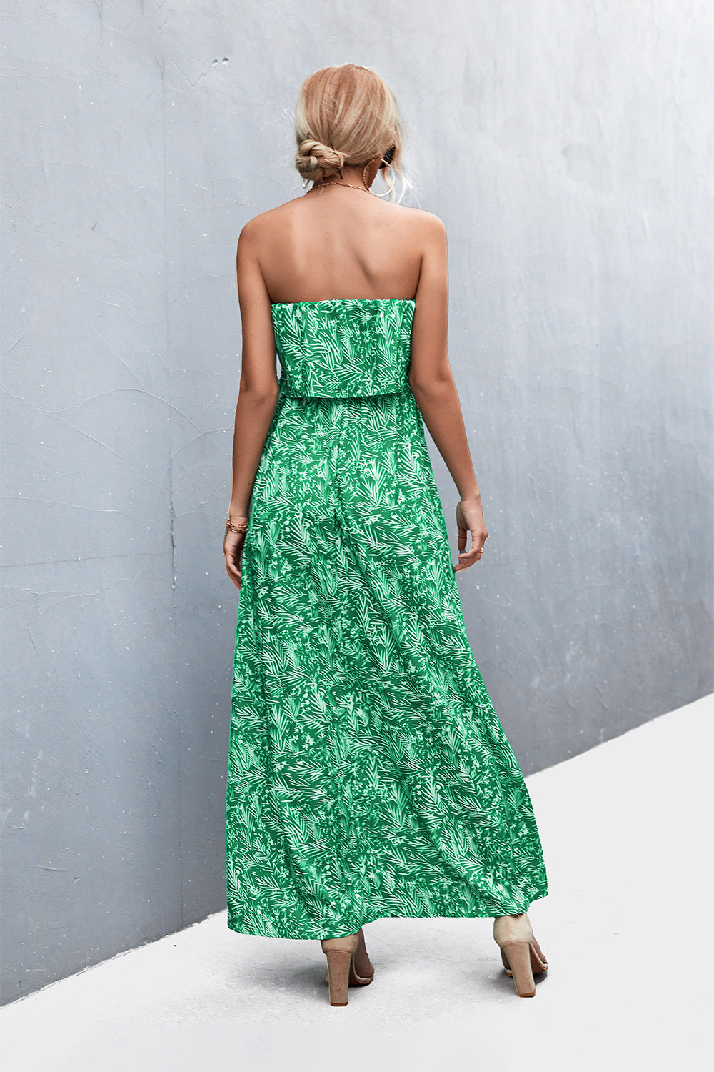*APP EXCLUSIVE* Strapless Split Maxi Dress