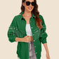 *APP EXCLUSIVE* Raw Hem Fringe Detail Denim Jacket