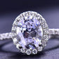 *APP EXCLUSIVE* 2 Carat Moissanite Platinum-Plated Ring