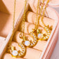 *APP EXCLUSIVE* Horseshoe Opal Copper 14K Gold Plated Pendant Necklace