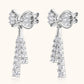 * APP EXCLUSIVE* 1.12 Carat Moissanite 925 Sterling Silver Bow Earrings