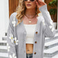 *App Exclusive* Floral Ribbed Cardigan