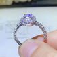 *APP EXCLUSIVE* 2 Carat Moissanite 925 Sterling Silver Halo Ring
