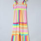 *APP EXCLUSIVE* Striped Sleeveless Maxi Dress