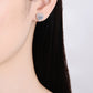 *APP EXCLUSIVE* Moissanite Heart-Shaped Stud Earrings