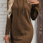 *APP EXCLUSIVE* Drawstring Hooded Sweater Dress