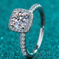 *APP EXCLUSIVE* 2 Carat Moissanite Square Halo Ring