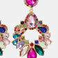 *APP EXCLUSIVE* Bejeweled Glass Stone Dangle Earrings