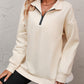 *APP EXCLUSIVE* Zip-Up Dropped Shoulder Sweatshirt