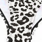 *APP EXCLUSIVE* Leopard Cutout One-Shoulder One-Piece Swimsuit