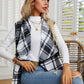 *APP EXCLUSIVE* Plaid Open Front Vest