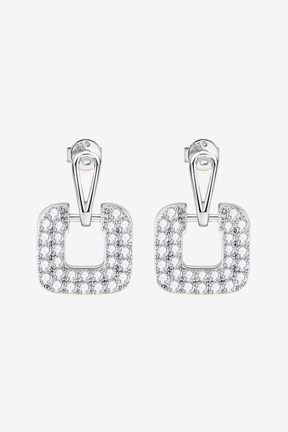 *APP EXCLUSIVE* 1.68 Carat Moissanite 925 Sterling Silver Drop Earrings