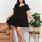 *APP EXCLUSIVE* Vneck Flounce Sleeve Tiered Dress