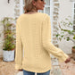 * APP EXCLUSIVE* Eyelet Lace Trim Flounce Sleeve Blouse