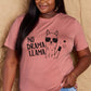 *APP EXCLUSIVE* NO DRAMA LLAMA Graphic Cotton Tee