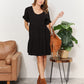 *APP EXCLUSIVE* Vneck Flounce Sleeve Tiered Dress