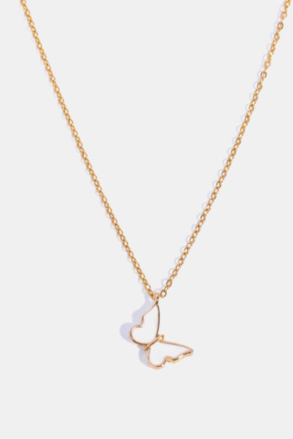 *APP EXCLUSIVE* Butterfly Copper 14K Gold-Plated Necklace