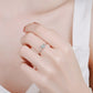*APP EXCLUSIVE* 925 Sterling Silver Heart-Shaped Moissanite Solitaire Ring