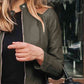 *APP EXCLUSIVE* Mock Neck Zip Up Jacket