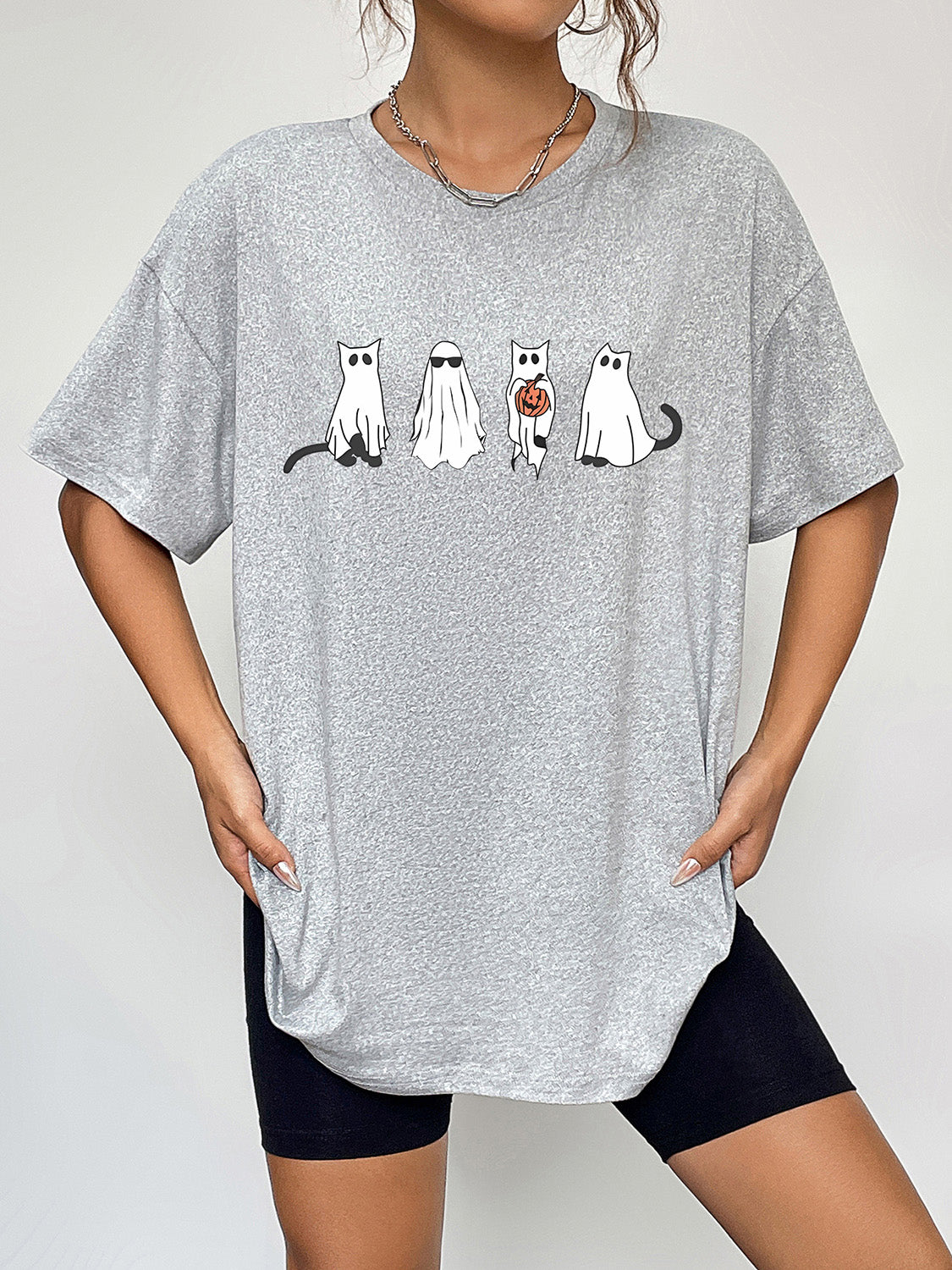 *APP EXCLUSIVE*BOO SHEET Ghost Graphic T-Shirt