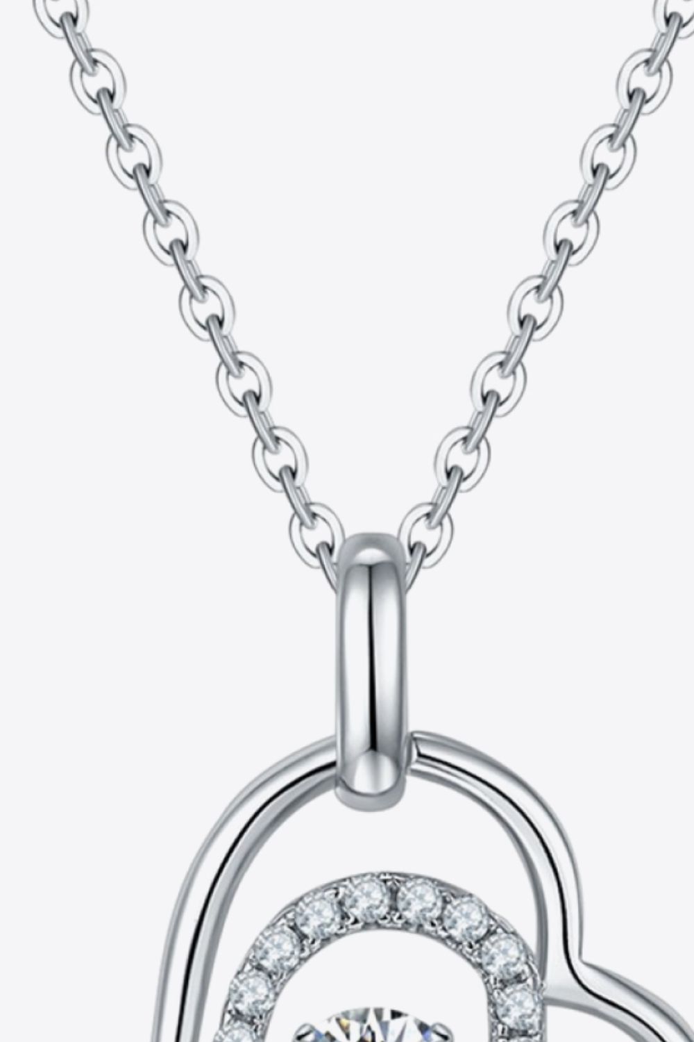 *APP EXCLUSIVE* Moissanite Heart Pendant Necklace