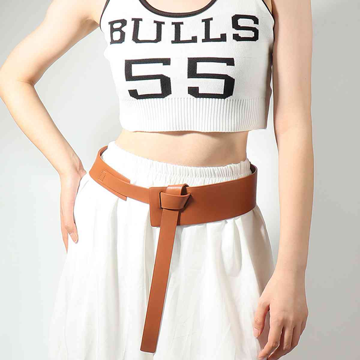 *APP EXCLUSIVE*  Knot Detail PU Belt