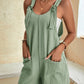 Scoop Neck Romper with Pockets
