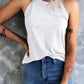 *App Exclusive* Curved Hem Grecian Tank Top