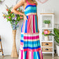 *APP EXCLUSIVE* Striped Sleeveless Maxi Dress
