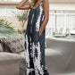 *App Exclusive* Tiedye Spaghetti Strap Jumpsuit with Pockets