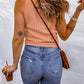 *App Exclusive* Waffle-Knit Scoop Neck Tank Top