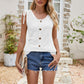 *APP EXCLUSIVE* Button Eyelet Tied Tank
