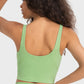 *APP EXCLUSIVE* Deep Vneck Crop Sports Bra