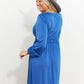 *App Exclusive* Scoop Neck Empire Waist Long Sleeve Mini Dress