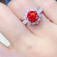 * APP EXCLUSIVE* 2 Carat Moissanite 925 Sterling Silver Halo Ring